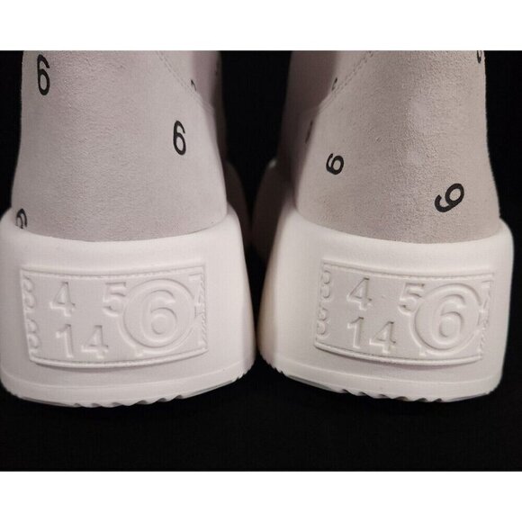 MM6 Maison Margiela 6 Platform Suede Sneakers 40 10 Womens Gray New - Picture 7 of 16